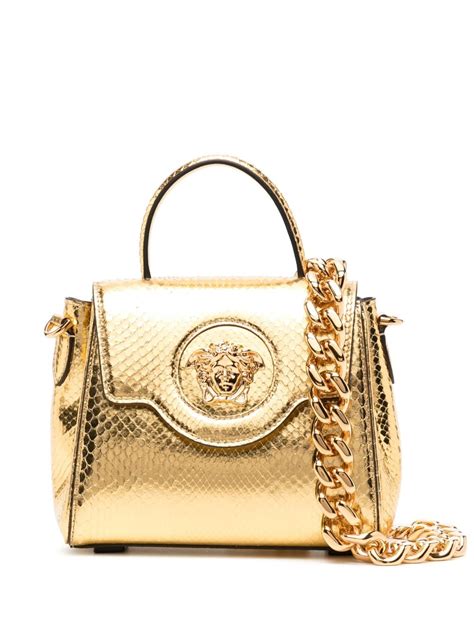 Versace Small La Medusa python